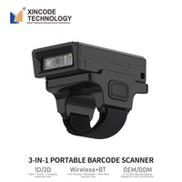 Escáner de Código de Barras Portátil Inalámbrico Xincode 1D 2D, Mini Lector de Códigos QR