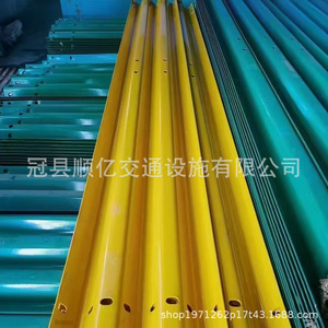 ราวกันตกแบบลูกฟูกสองชั้น Shunyi ขนาด 4320*310*85*3.5 มม. ชุบสังกะสี สำหรับถนนในชนบทและทางหลวง - Product Image 3