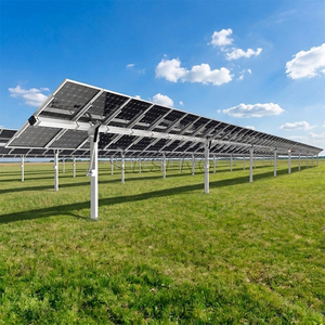 Système <span class=keywords><strong>solaire</strong></span> de suivi <span class=keywords><strong>solaire</strong></span> intelligent à 1 axe avec entraînement rotatif, rendement énergétique amélioré - Product Image 1