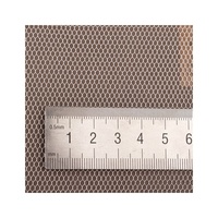 Tissu en maille tricotée 75D, résistant à l'abrasion, avec ourlet moelleux, en maille fixe, 100% polyester, poids moyen, hexagonal