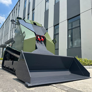 รถตักขนาดเล็กแบบกะทัดรัดสำหรับใช้งานในฟาร์ม ทำงานในพื้นที่แคบ พร้อมบุ้งกี๋ยกแข็งแรงและเคลื่อนไหวมั่นคง - Product Image 2