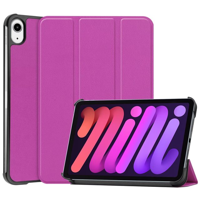 Ultra Slim Case for iPad Mini 7 Hard PC Pu Leather Flip Tablet Smart Case Universal for iPad Mini6 Mini7