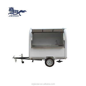 JX-FR220B Aluminum Street Mobile Ice Truck Kiosk Food Cart with Snack Food Option for Sale - Product Image 2
