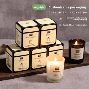 Boîte-cadeau de bougie parfumée à la cire de soja créative haut de gamme Yafeng pour des souvenirs d'anniversaire <span class=keywords><strong>ou</strong></span> une option de vente en gros du commerce extérieur disponible - Product Image 3
