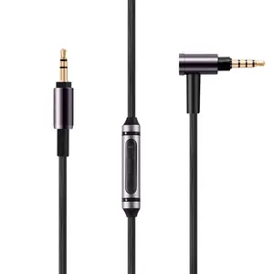 Ersatz-Audio kabel für Sony WH-1000XM3 XM2 XM4/H900N H800 Kopfhörer 3,5mm bis 2,5mm Klinken kabel, Inline-Mikrofon-Fernbedienung