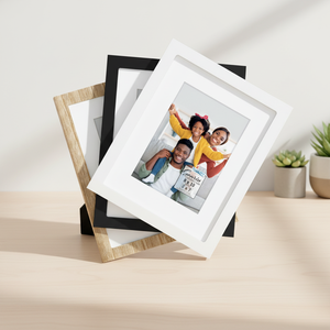 Customized Size Double-Sided <b>Square</b> Rectangular Eco-Friendly <b>Photo</b> <b>Frame</b> Display Stand For Desktop - Product Image 1
