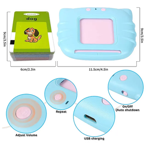 Éducatif de poche discours autisme thérapie sensorielle électronique <span class=keywords><strong>cognitive</strong></span> parler cartes Flash apprentissage Machine jouets - Product Image 5