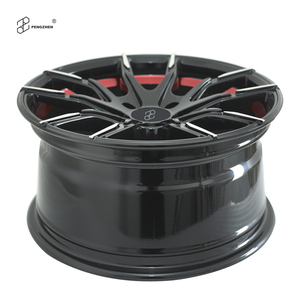 Rines PENGZHEN Monobloque Negros y Rojos de 4 Orificios 4x100 de 16 17 18 Pulgadas Pcd Jdm para <span class=keywords><strong>Mini</strong></span> <span class=keywords><strong>Cooper</strong></span> - Product Image 3