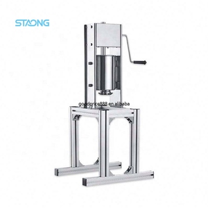 Machine à fabriquer des produits céréaliers 5L/7L, multifonction, pour le remplissage et la friteuse de <span class=keywords><strong>churros</strong></span>, 60 pièces/min, portable, pour bâtonnets de pâte frite style latin - Product Image 1