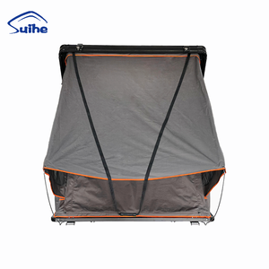 Tente de toit rigide pliable pour le tout-terrain, cadre en alliage d'aluminium, haute capacité de charge, taille compacte, Oxford imperméable, résistant aux UV - Product Image 5