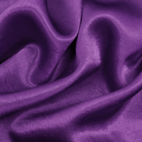 Tissu 100% Polyester Satin Platine Imitation Acétate Brillant Anti-Plis pour Robe Femme, Qipao, Blazer, Chemise – Vêtement de Luxe Tendance