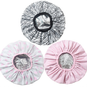 <span class=keywords><strong>Bonnet</strong></span> de douche réutilisable imperméable à double couche <span class=keywords><strong>auto</strong></span>-<span class=keywords><strong>chauffant</strong></span> non électrique SOLPOP Hair Beauty Tinfoil Baking Oil Hat - Product Image 1