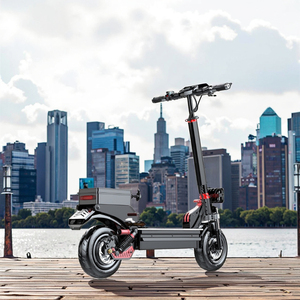 Scooter électrique pliable à deux roues en aluminium, alimenté par une batterie lithium longue portée, moteur sans balais 500 W - Product Image 1