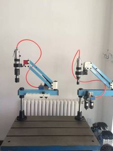 High Precision Rotation Speed Universal Joint Magnetic Base 300Kg Moving Workbench Pneumatic Tapping Machine - Product Image 4