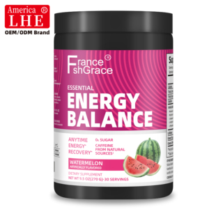 Nutraceutical Energy Balance Supplement Manufacturer with Amino Blend Green Tea Focus and Recovery 270g Energy Balance Powder - Product Image 1