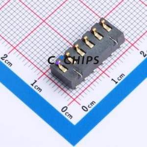 06H446050 Blade/Spring Contact Battery Connector SMD,P=3mm Connector - Product Image 1