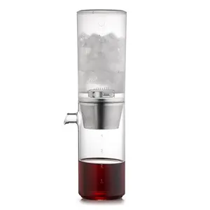 Thép Không Gỉ Lọc Thủy Tinh Borosilicate Lạnh Brew Có Thể Điều Chỉnh Nhỏ Giọt Nhanh Chóng Brew Nhỏ Giọt Cà Phê Đá Nhà Sản Xuất