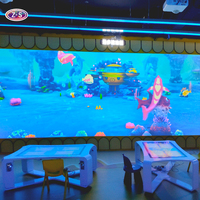 Support technique à distance, dessin numérique, expérience immersive, peinture magique en réalité augmentée, projection murale interactive pour équipement de jeux souples