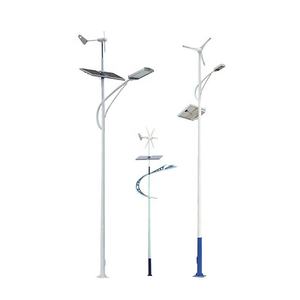 Réverbère à DEL hybride solaire étanche pour l'extérieur, de conception libre du fabricant, 50w 60w 80w 100w 120w - Product Image 1