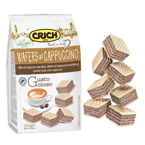 Obleas Crich Cappuccino 250g X 10, Galletas Dulces y Crujientes de Primera Calidad en Bolsa para una Experiencia Inolvidable - Product Image 1