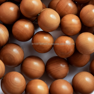 Perles de prière bouddhistes en bois de santal perles de bijoux en bois produit fini - Product Image 1