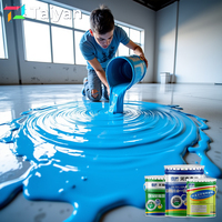 Peinture industrielle époxy à effet marbre de sable coloré, revêtement plastique pour appareils électroménagers, revêtement liquide haute brillance pour application au pinceau
