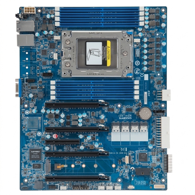 MZ01-CE1 ATX Server Motherboard with Single AMD LGA 4094 Socket SP3,DDR4 Support