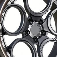 Jantes de modification automobile Zorlen Aftermarket en aluminium forgé brossé à profil profond 22 pouces, jante concave neuve 40 mm/100 mm 25 mm Audi