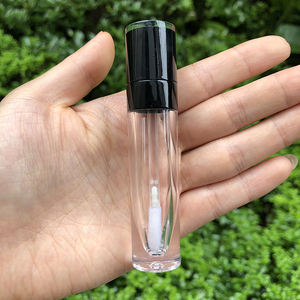 Vente bien: le 6ml tube de brillant à lèvres vide rond violet avec baguette de brillant à lèvres;logo imprimé est personnalisé - Product Image 5