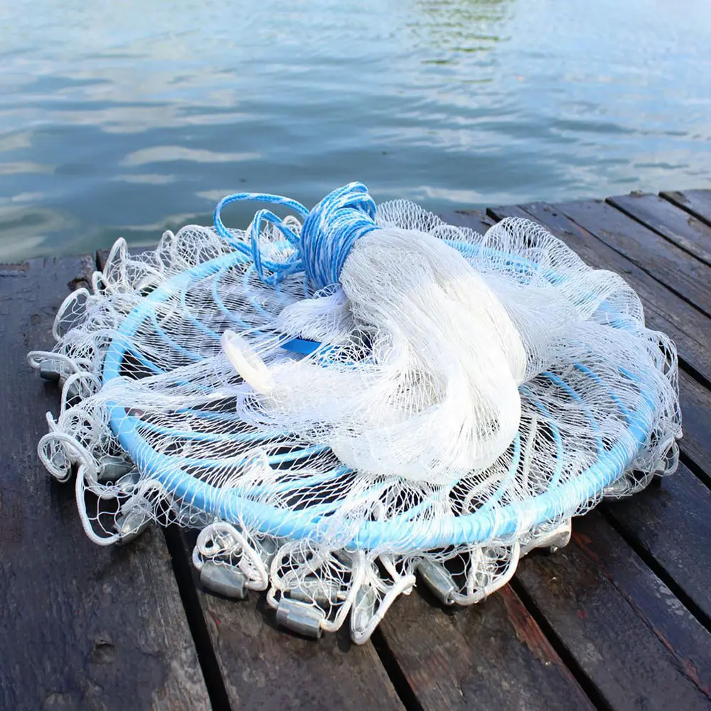 Baiyuheng chinese high quality cheap nylon white mono fishing net supply river fish nets gill net for fishing