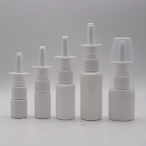 5ml Glass Nasal Nose Spray Travel Sized Refillable Nasal Spray Bottle Empty Blue Glass Bottle