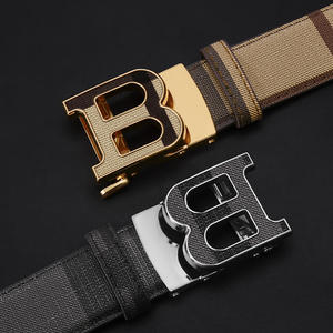 Herren Automatikgürtel aus Geprägtem Echtem Rindsleder Business Baoli Gürtel für Junge Männer - Product Image 4