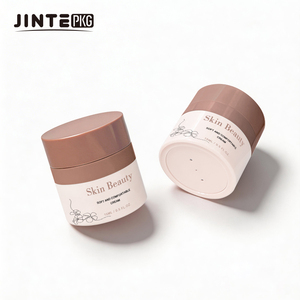 Vente en gros de pots en plastique acrylique vides pour crème cosmétique de 15 ml, 30 ml, 50 ml, marque CAP JINTE, modèle JTC23, forme cylindrique, sérigraphie - Product Image 3