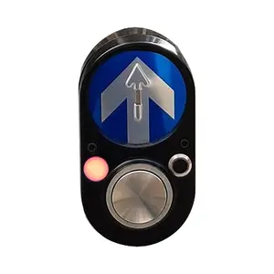 Guide de flèche de route croisé, commutateur magnétique de Signal de circulation croisé, lumière led bouton poussoir