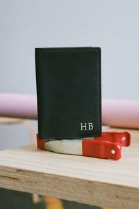 Luxury Vegan Leather Simple Holder Travel Set Bag Customizable Passport Cover Personalized <b>Wallets</b> - Product Image 2