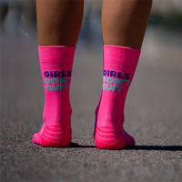 Chaussettes de sport personnalisées avec logo, chaussettes de course à pied et de cyclisme haute performance, confortables, rembourrées, à compression, chaussettes de course à pied et de cyclisme personnalisées pour hommes