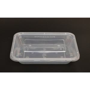 Envase de Plástico Transparente Rectangular Personalizable, Desechable, para Comida para Llevar - Product Image 1