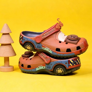 Sandali da Spiaggia in EVA a Tema Auto Cartoon Lightning <span class=keywords><strong>McQueen</strong></span> e Mater, Ciabatte per Adulti e Bambini, Modello Genitore-Figlio - Product Image 2