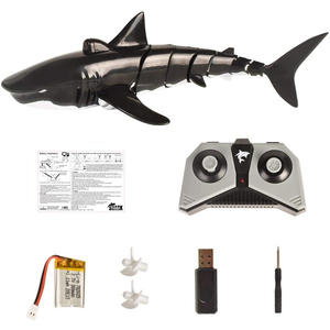 2.4G di simulazione di telecomando dello <span class=keywords><strong>squalo</strong></span> rc <span class=keywords><strong>squalo</strong></span> per il nuoto con la luce rc <span class=keywords><strong>squalo</strong></span> giocattoli per bambini - Product Image 4