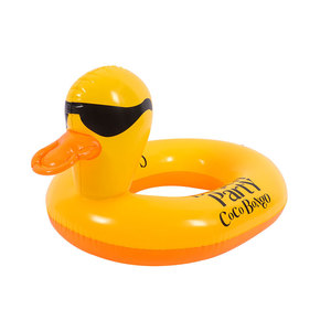 Flotador de Pato Amarillo Pequeño para Fiesta Acuática, Juguete de Agua, Brazalete Inflable de PVC para Bebés - Product Image 4