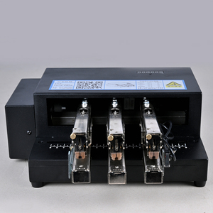 Điện 200 Sheets/Phút Đa-Đầu Kim Loại Bền Xây Dựng 220V Chuyên Nghiệp 10 # Thẻ Giấy Máy Tính Ràng Buộc - Product Image 2