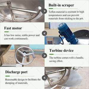 เครื่องผสมแบบกวนอุ่นด้วยไฟฟ้าสำหรับทำน้ำเชื่อม ซอส ไส้กรอก และขนม - Product Image 4