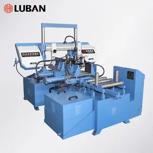 Lubansaws CNC góc ban nhạc đã thấy gz4228x góc cắt 45 độ ban nhạc đã thấy máy miter thức ăn tự động bandsaw