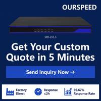Système de surveillance environnementale OURSPEED pour salle serveur de revendeur, unité centralisée DCIM pour centre de données, 8DI 4DO RS485, surveillance 24/7 sans surveillance humaine