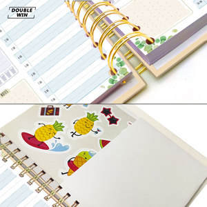 2026 2027 xoắn ốc 12 tháng chương trình nghị sự cô gái da đen hàng ngày in hàng tuần tùy chỉnh tự chăm sóc kế hoạch hộp Tạp Chí - Product Image 3