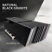 Table de découpe en granit noir massif, design moderne, écologique et durable, finition polie pour salle à manger, villa, chambre, salon, cuisine