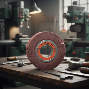 Ttake Abrasive Cloth Flap <b>Wheel</b> 200x30x54 Mm With Hole For <b>Grinding</b> And Polishing - Product Image 3