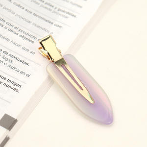 Beizhu <span class=keywords><strong>2022</strong></span> nouveauté femmes été épingles à <span class=keywords><strong>cheveux</strong></span> coloré sans couture pince à <span class=keywords><strong>cheveux</strong></span> doux acétate front côté frange maquillage nouveauté - Product Image 2