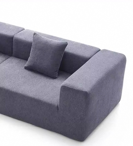 Sofá Compacto en Caja, Sofá de Dos Plazas Gris, Esponja de Alta Densidad, Envasado al Vacío, Sofá Comprimido para Sala de Estar - Product Image 3