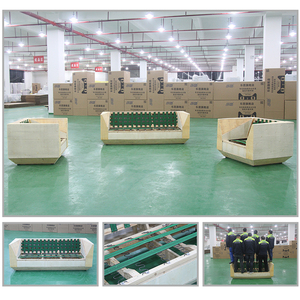 Modern Minimalist Leather Office Sofa Set for Home School Living Room & Office Reception for Apartment & Hotel Fabric Material - Product Image 4